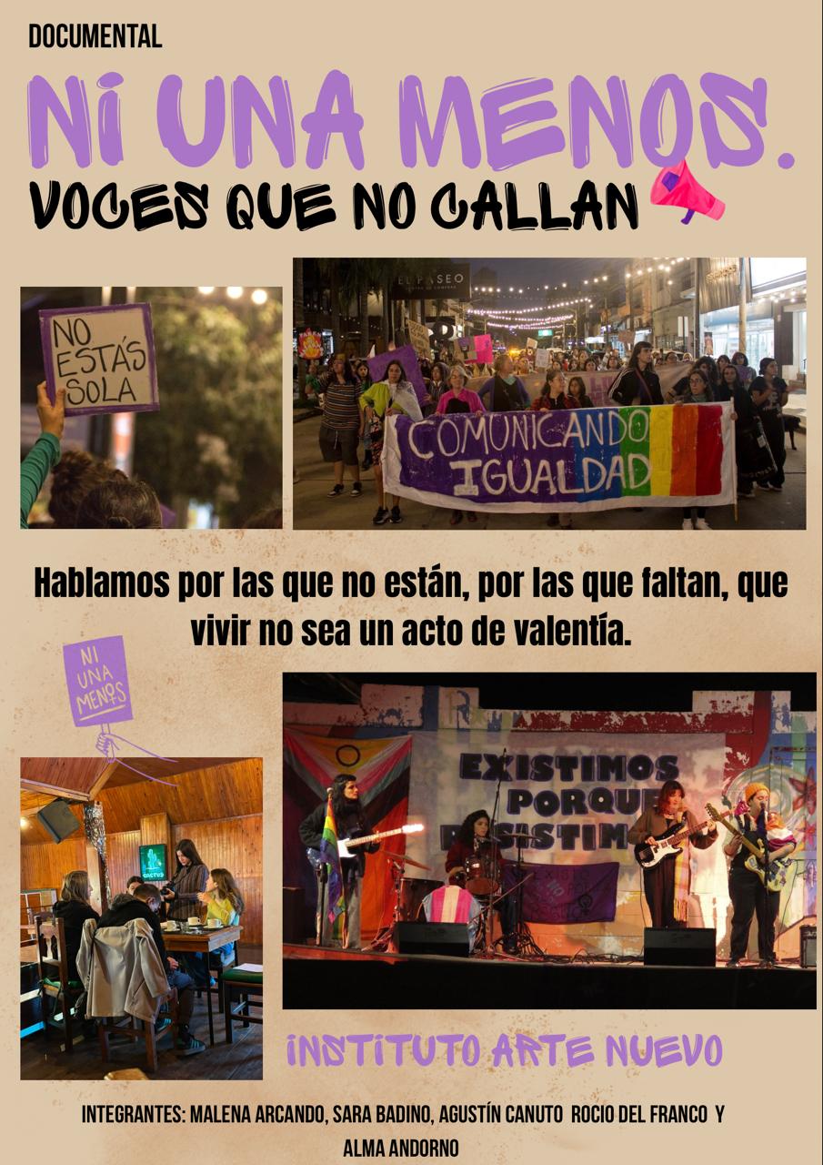 Ni Una Menos… Voces Que No Callan - Instituto Arte Nuevo